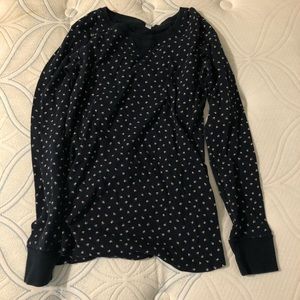 Long sleeved patterned shirt